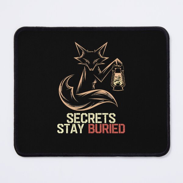 Item preview, Secrets Stay Buried – Mysterious Fox Lantern Design designed and sold by FocusedPatterns.