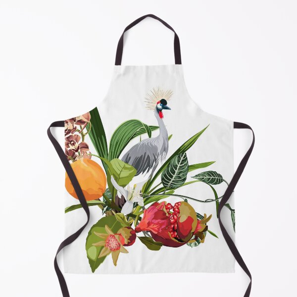 Item preview, Tropical orchid flowers, fruits and exotic bird. designed and sold by MatyKotiv.