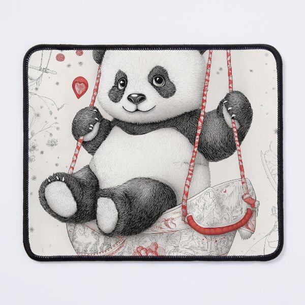 Item preview, A panda riding a seesaw designed and sold by celiacreatec.