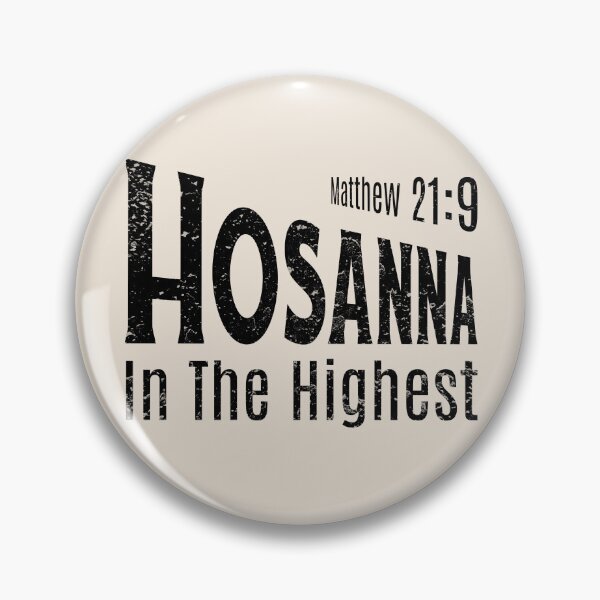 Item preview, Hosanna In The Highest Matthew 21:9, King James Bible, KJV, Christian Easter Design designed and sold by Angela Dow.
