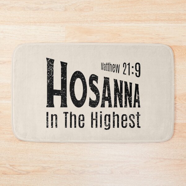 Item preview, Hosanna In The Highest Matthew 21:9, King James Bible, KJV, Christian Easter Design designed and sold by Angela Dow.