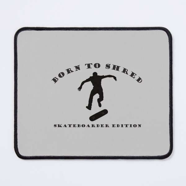 Item preview, Born To Shred | Skateboard Edition | Black Skateboader Silhouette  designed and sold by Printastic Digital .
