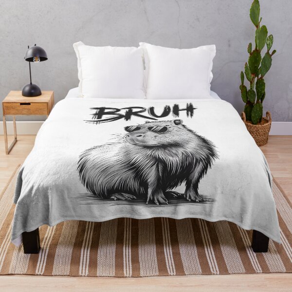 Item preview, Capybara bruh meme designed and sold by SaNNty.