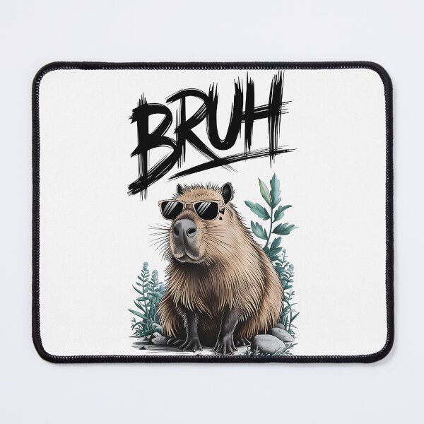 Item preview, Capybara bruh meme designed and sold by SaNNty.