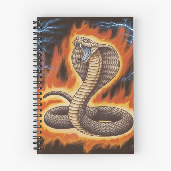 Item preview,  Cobra against a backdrop of fire and lightning. designed and sold by Lilashakti ⭐️ ⭐️ ⭐️ ⭐️ ⭐️.
