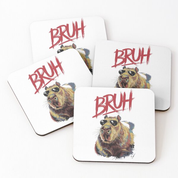 Item preview, Capybara bruh meme designed and sold by SaNNty.