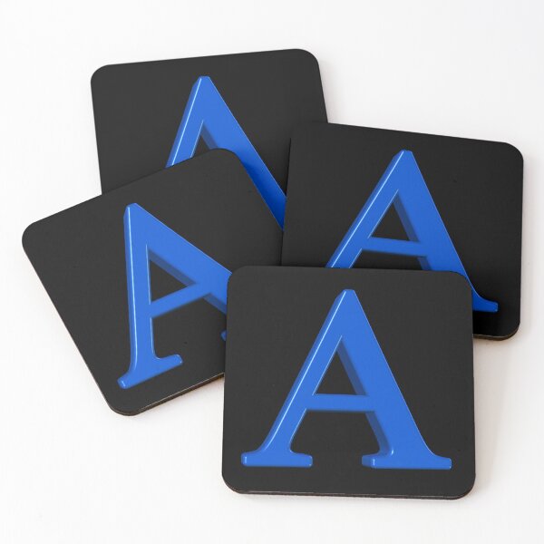 Item preview, The Letter A Dimensional Blue 5748 designed and sold by Art in My Loft.
