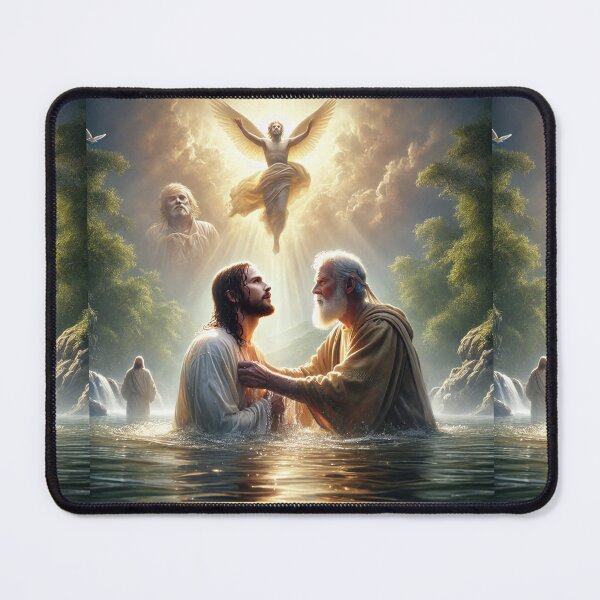 Item preview, The Baptism of Christ: A Divine Encounter designed and sold by Meta2Physical.