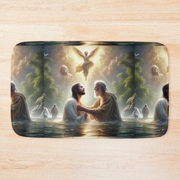 Item preview, The Baptism of Christ: A Divine Encounter designed and sold by Meta2Physical.