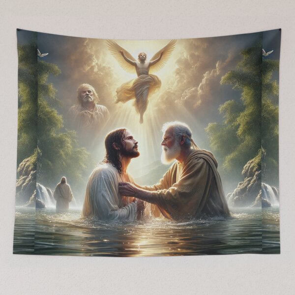 Item preview, The Baptism of Christ: A Divine Encounter designed and sold by Meta2Physical.