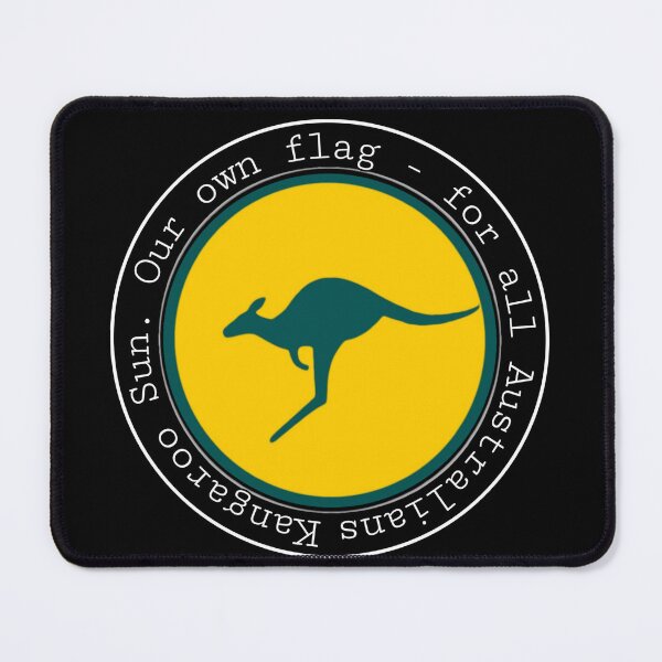 Item preview, Aussie Kangaroo Sun. Logo. flag for Australia.  designed and sold by Kangaroo Sun.