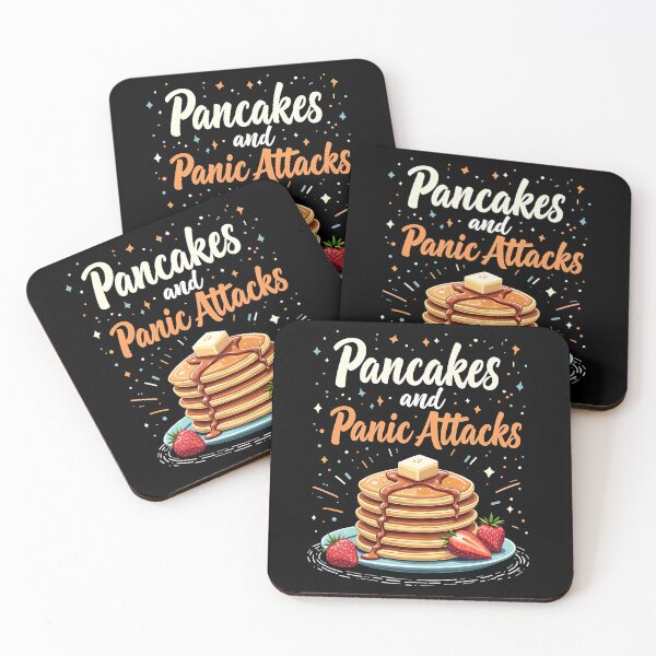Item preview, Pancakes and Panic Attacks - Mental Health Deisgn designed and sold by kjp-design.