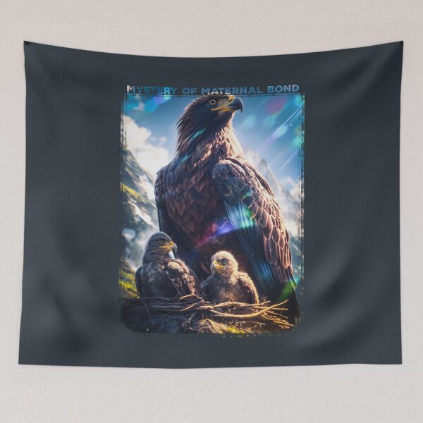 Item preview, Golden Eagle with Chicks in Nest designed and sold by Zavdesign.
