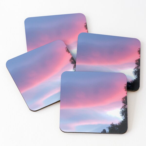 Item preview, Pink Sunset Clouds And Tree designed and sold by srcloudsplus.