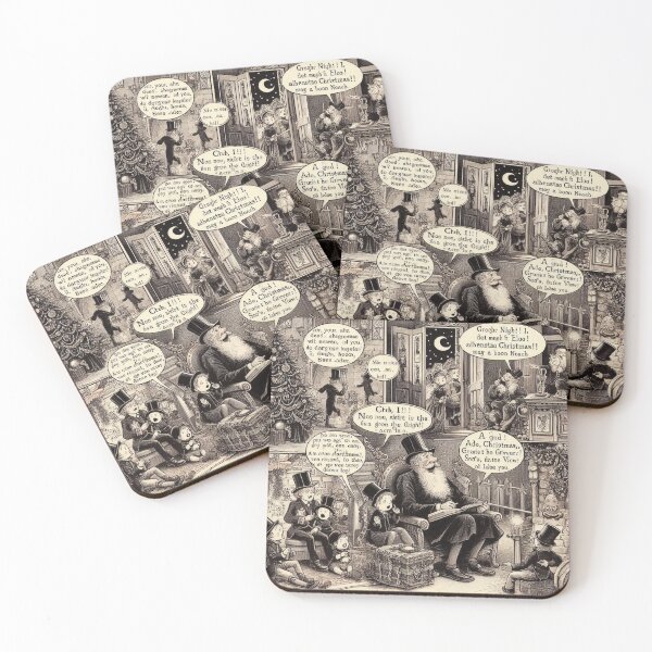 Item preview, Experience Victorian Nostalgia Through This Delightful Christmas Comic designed and sold by freackly.