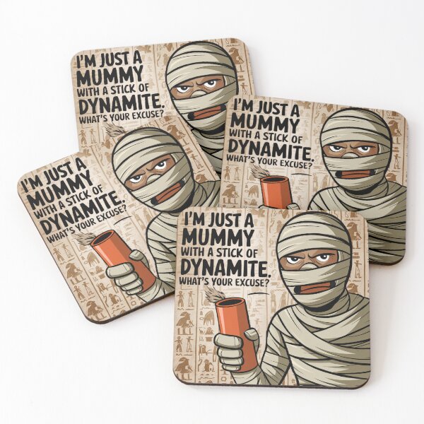 Item preview, Mummy with a dynamite laughter keeps the afterlife alive designed and sold by freackly.