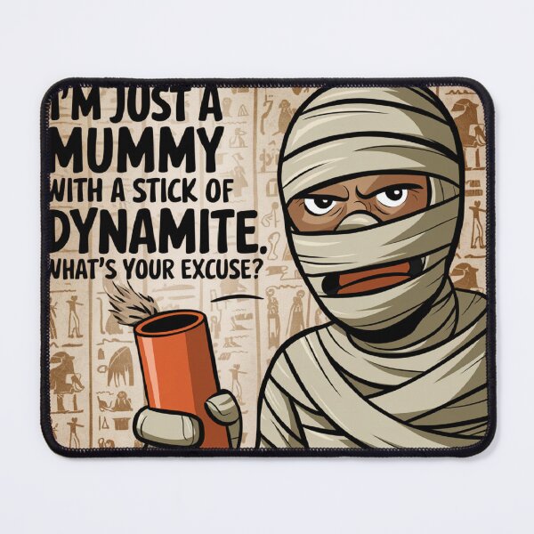 Item preview, Mummy with a dynamite laughter keeps the afterlife alive designed and sold by freackly.
