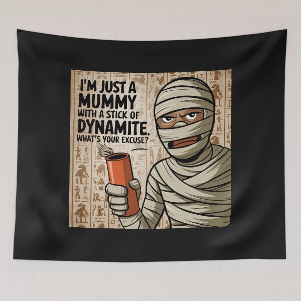 Item preview, Mummy with a dynamite laughter keeps the afterlife alive designed and sold by freackly.