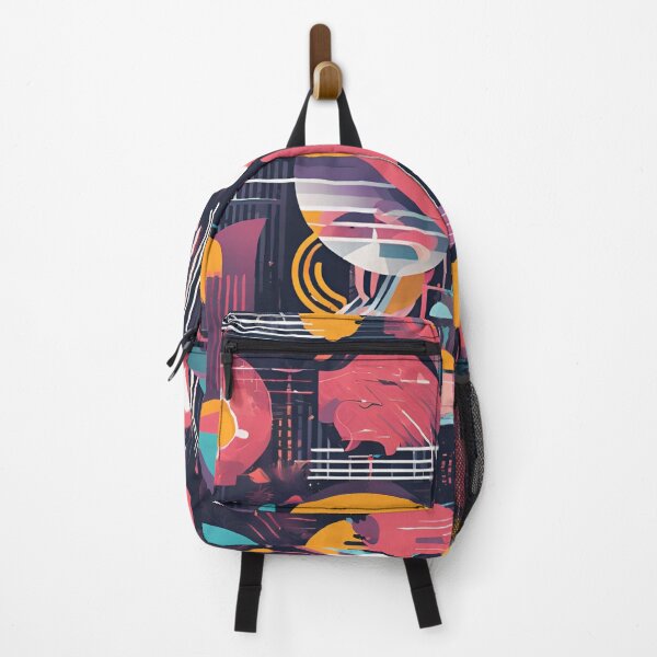 Item preview, Retro Abstract Cityscape designed and sold by Eman Abou Ghazy.