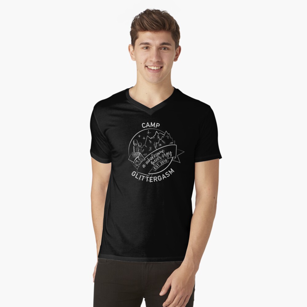 Item preview, V-Neck T-Shirt designed and sold by Glittergasm.