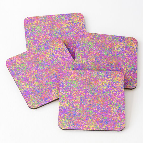 Item preview, Neon Paint Splatter Texture Pink Purple Blue Green Yellow Orange designed and sold by Laura DeCamp.