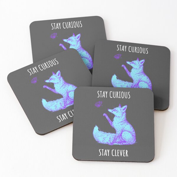 Item preview, Stay Curious Stay Clever - Fox Animales designed and sold by Wildom.