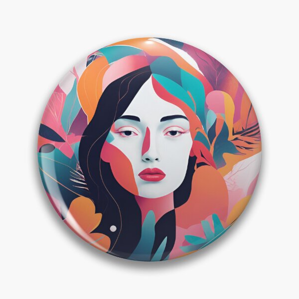 Item preview, Abstract Flora Portrait designed and sold by Eman Abou Ghazy.