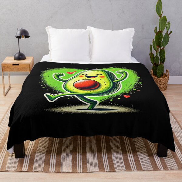Item preview, Happy Avocado Love Valentine Heart designed and sold by OskarArts.