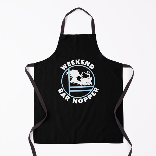 Item preview, Weekend Bar Hopper | Papillon Agility Dog | NickerStickers® on Redbubble designed and sold by NickerStickers.