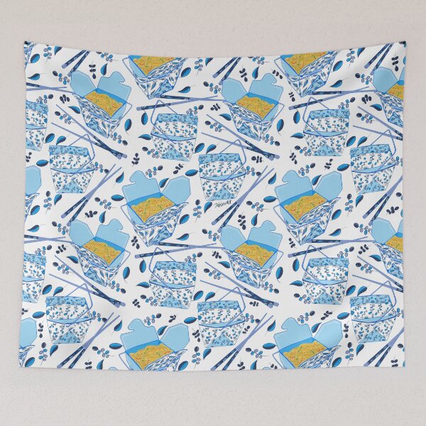 Item preview, Takeout-Blue designed and sold by deblevart.