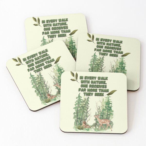 Item preview, In every walk with nature, one receives far more than they seek designed and sold by Lunar009.