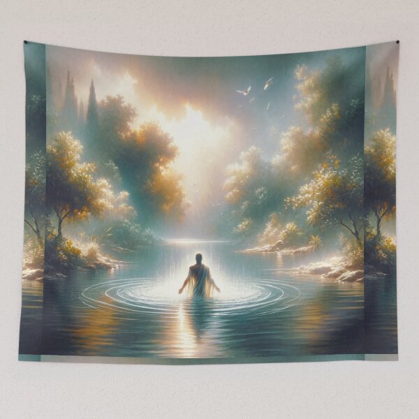 Item preview, Serene Baptism: A Sacred Moment of Tranquility designed and sold by Meta2Physical.