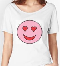 Sweet Happy Emoji Women's Relaxed Fit T-Shirt
