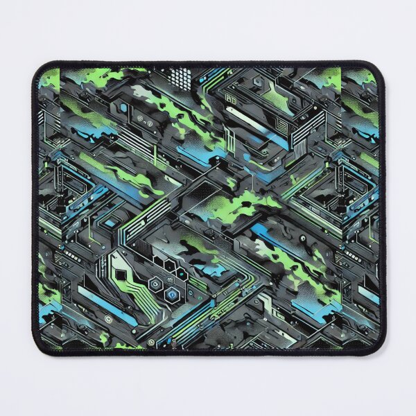 Item preview, Cyber Camouflage: Neon Circuitry in a Futuristic Grid designed and sold by Meta2Physical.