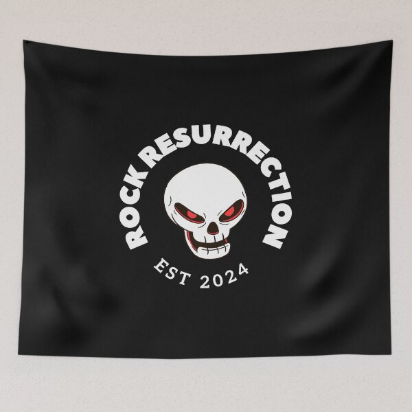 Item preview, Rock Resurrection Black Logo designed and sold by miggity--mack.
