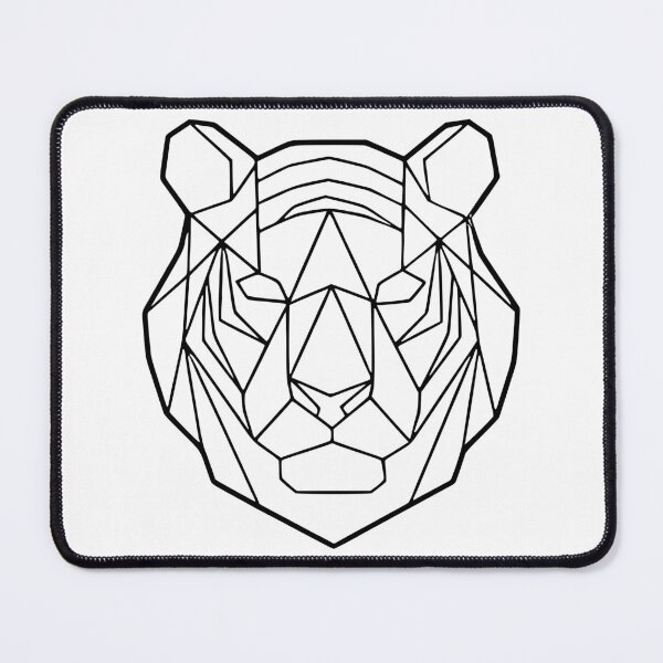 Item preview, Geometric Tiger wht designed and sold by LuizSilva1983.