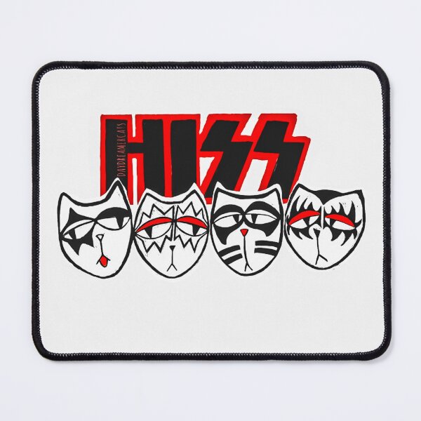 Item preview, Hiss. The Cat Rock Band designed and sold by The DayDreamer Cats .