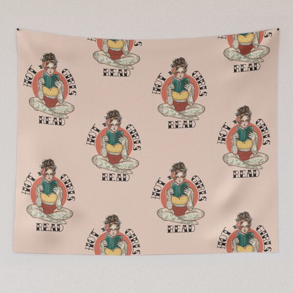 Item preview, Hot Girls Read Books designed and sold by Hollydawnasaur.
