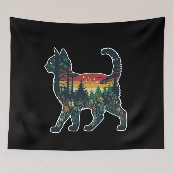 Item preview, Cat Nature Scene designed and sold by OskarArts.