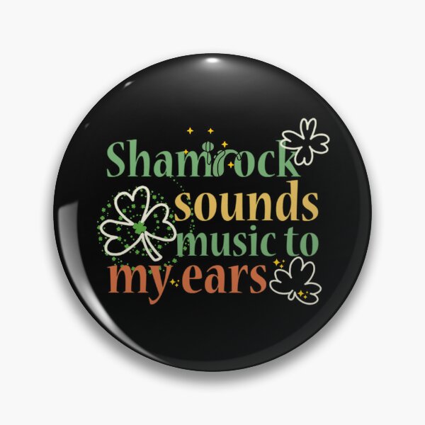 Item preview, Shamrock sounds music to my ears | St. Patrick's Day | Cochlear Implant designed and sold by SoundStyleShop.