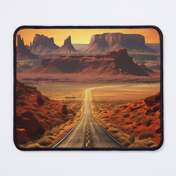 Item preview, Road in Canyon at sunset - Landscape photo designed and sold by TheArtistOf2022.