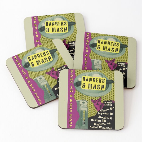 Item preview, Bangers & Mash "Toad in a Hole Tour" Tour Poster designed and sold by OtaP-Store.