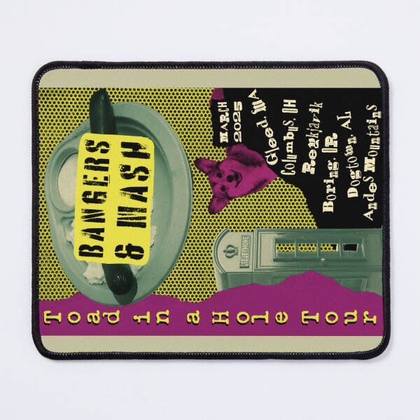 Item preview, Bangers & Mash "Toad in a Hole Tour" Tour Poster designed and sold by OtaP-Store.