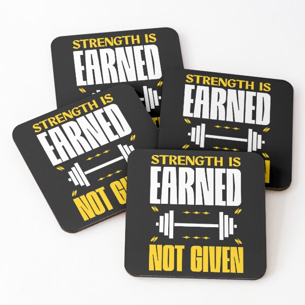 Item preview, Strength Is Earned Not Given Snatches Gift Idea Workout Gym designed and sold by HosvPrint .s.