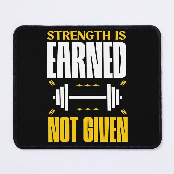 Item preview, Strength Is Earned Not Given Snatches Gift Idea Workout Gym designed and sold by HosvPrint .s.