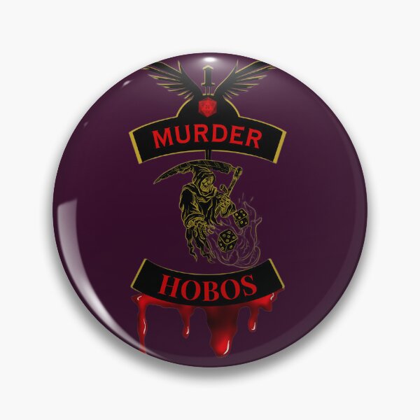 Item preview, Murder Hobos. Large Biker Patch Style designed and sold by Ferndragons.