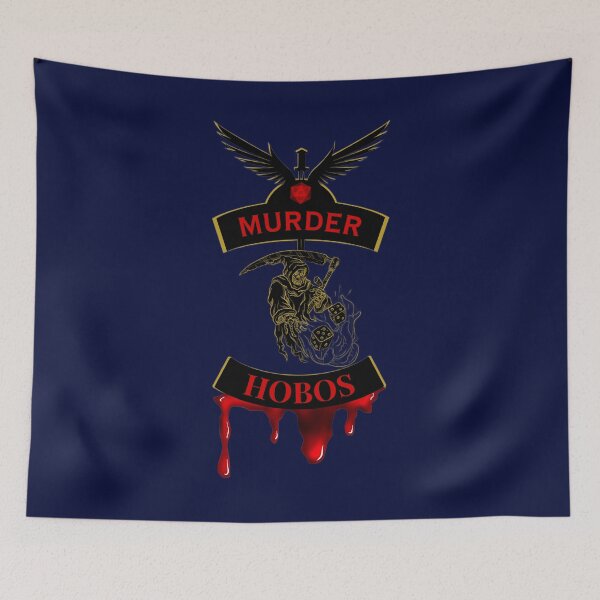 Item preview,  Murder Hobos.  Biker Style patch, coat of arms designed and sold by Ferndragons.
