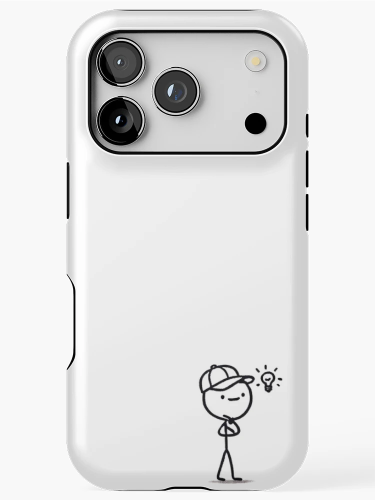 Thumbnail 1 of 4, iPhone Case, Thinking Cap designed and sold by ImperfectChaos1.