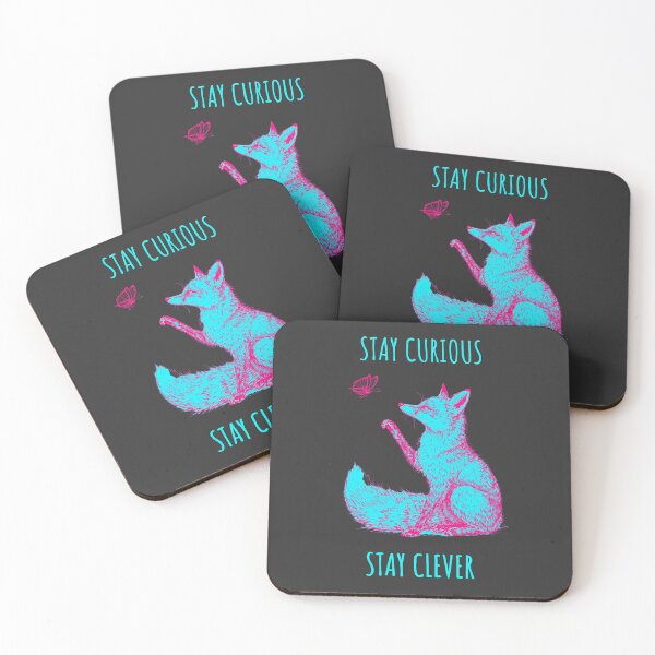 Item preview, Stay Curious Stay Clever - Fox Animales designed and sold by Wildom.