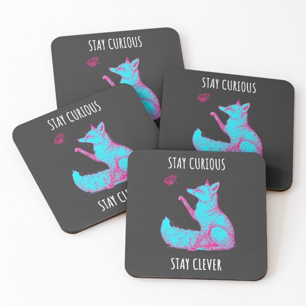 Item preview, Stay Curious Stay Clever - Fox Animales designed and sold by Wildom.